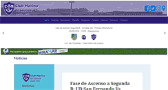 Desktop Screenshot of clubmarinodeluanco.com
